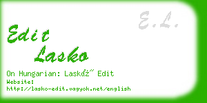 edit lasko business card